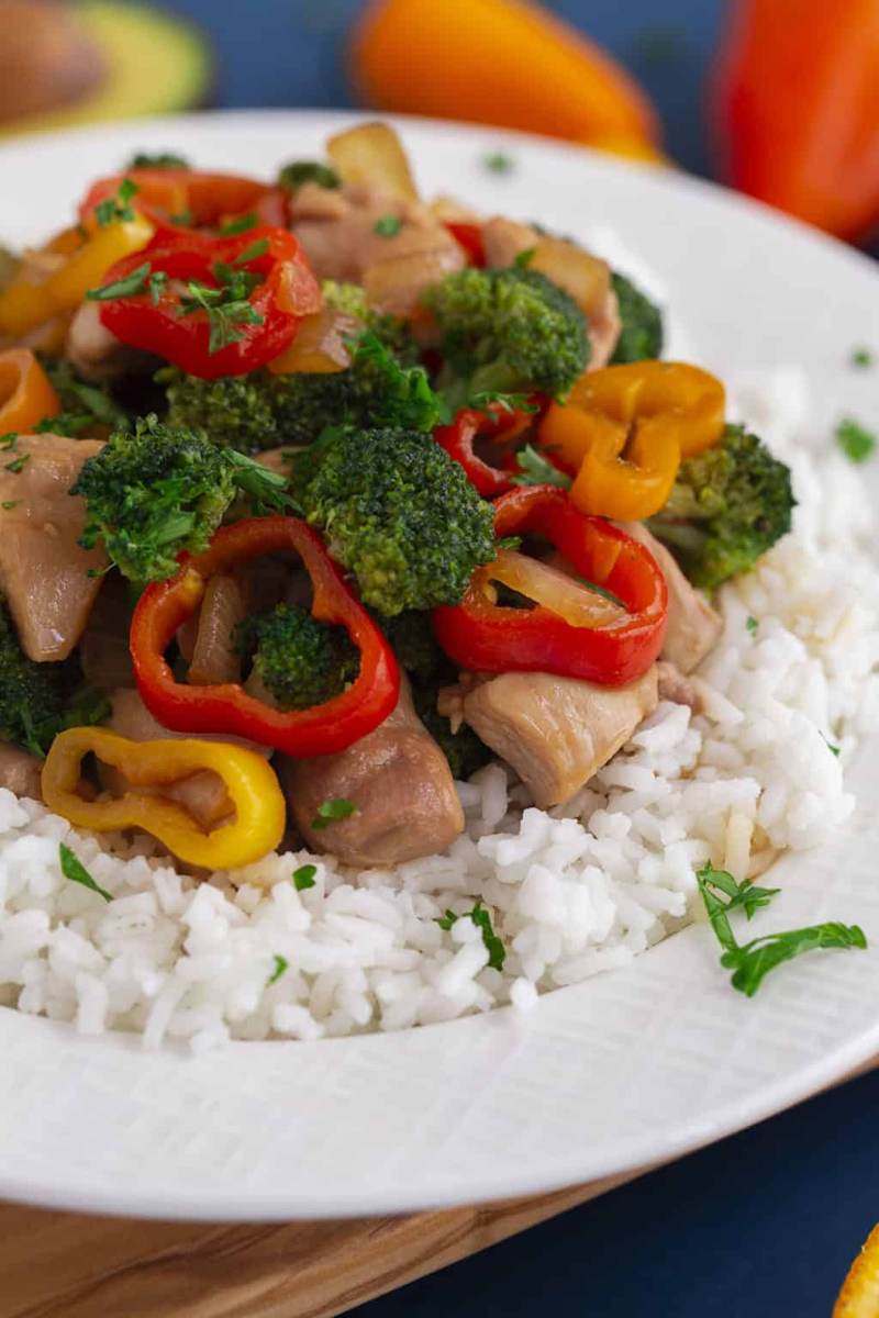 Teriyaki Chicken and Broccoli Bowl