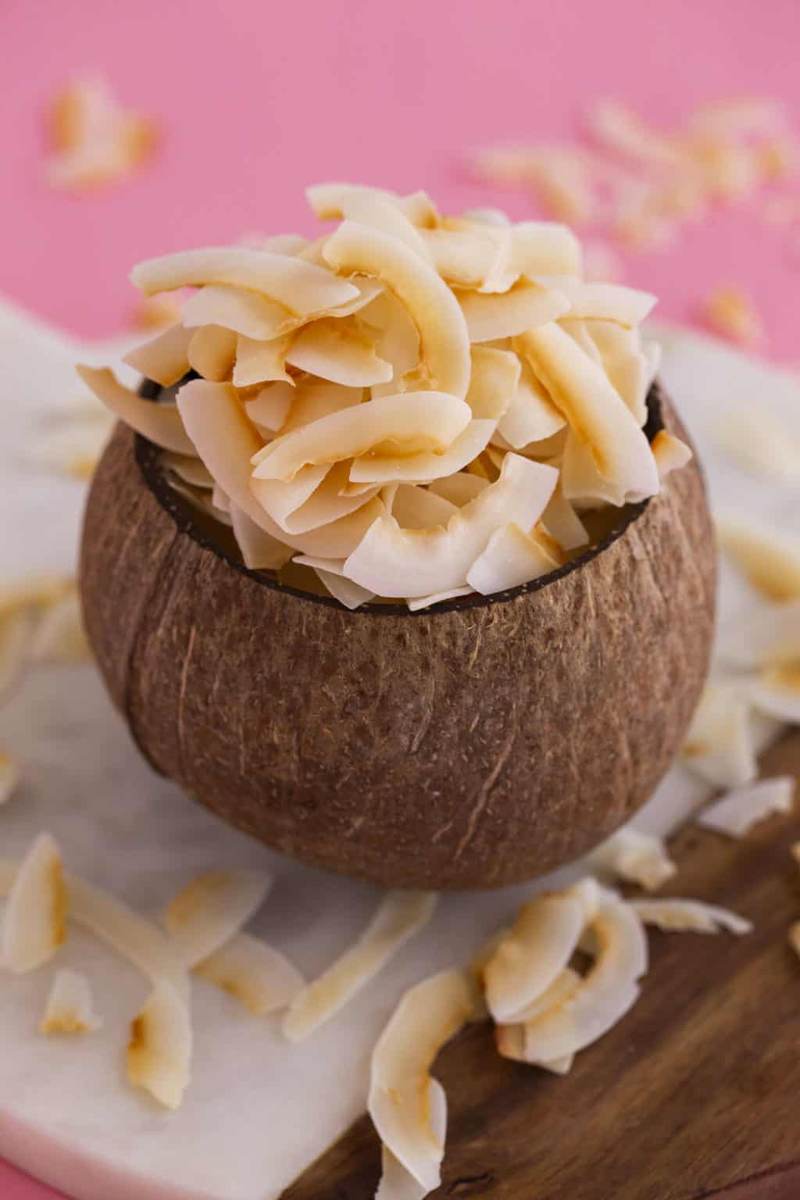 Keto Toasted Coconut Flakes