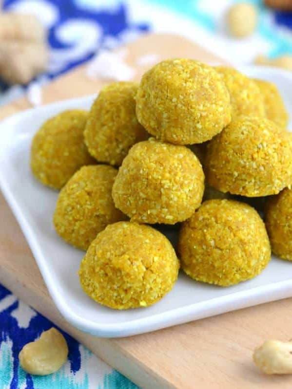 Turmeric No Bake Energy Bites