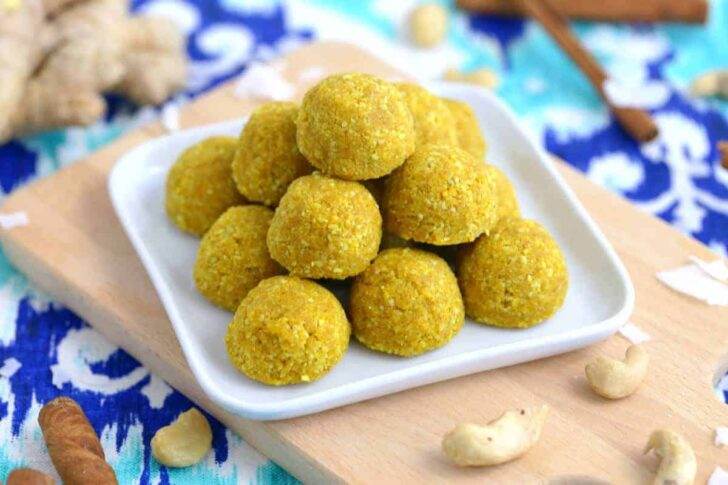 Turmeric No Bake Energy Bites