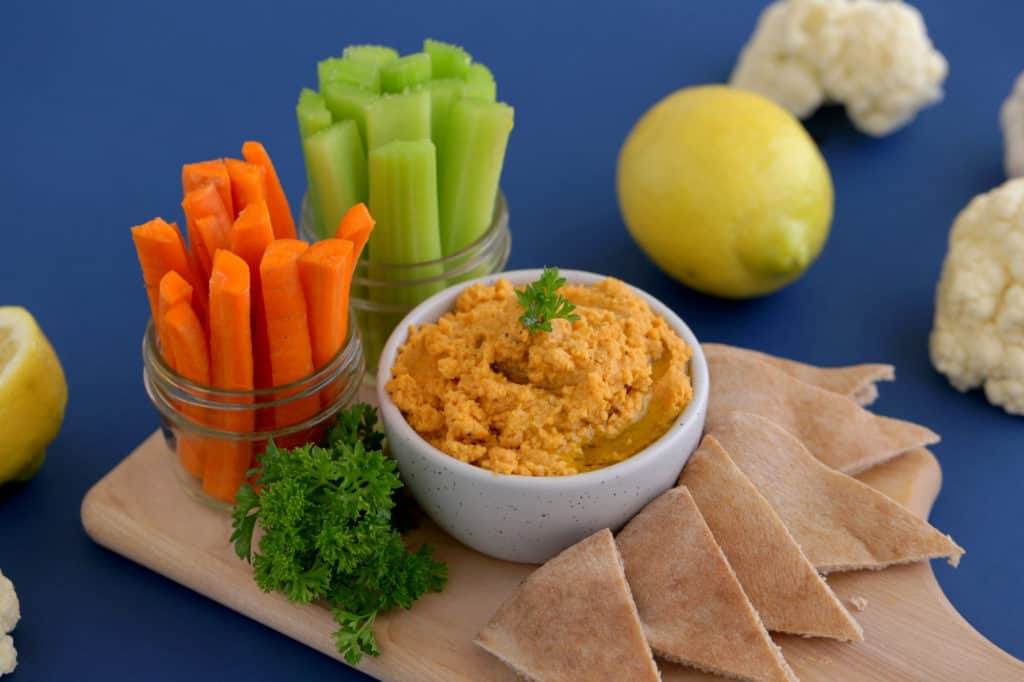 Buffalo Cauliflower Hummus