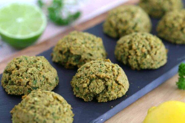Vegan Baked Falafel