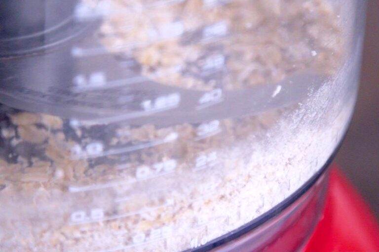 Pulse oats until chopped.