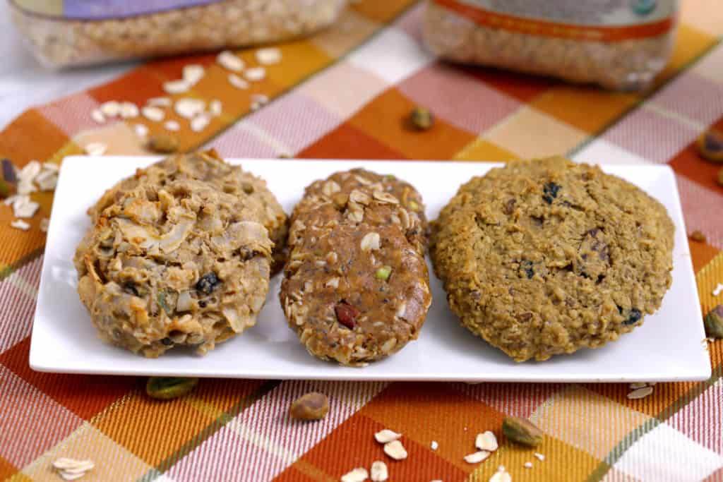 Vegan Breakfast Cookies 3 Ways—Paleo, Gluten Free & No Bake!