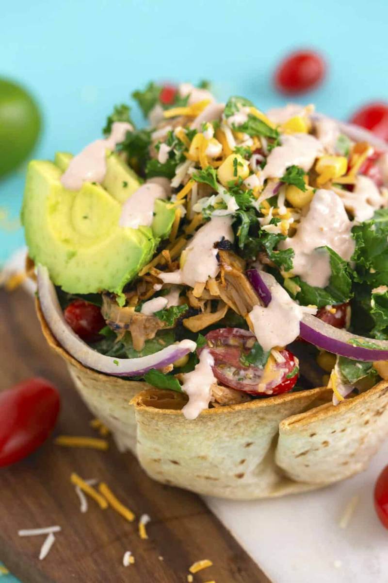 Homemade Healthy Taco Salad