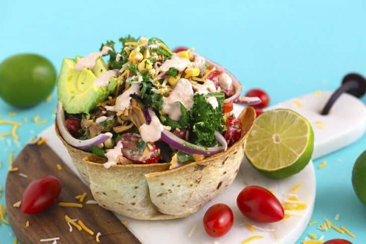 Meatless Taco Salad