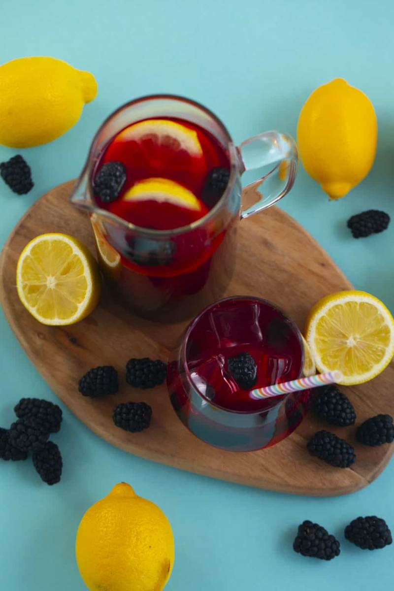 Hibiscus Tea Lemonade