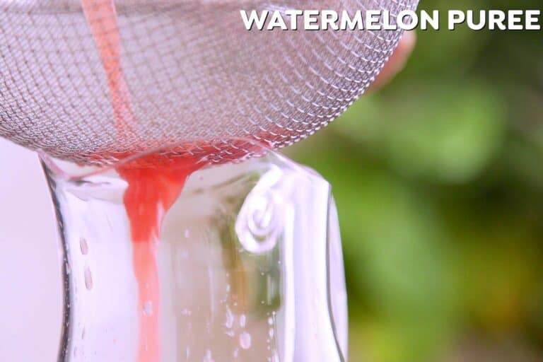 Strain mixture through a fine mesh sieve to remove any pulp.