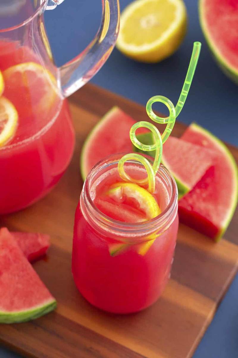 How to Make Watermelon Lemonade