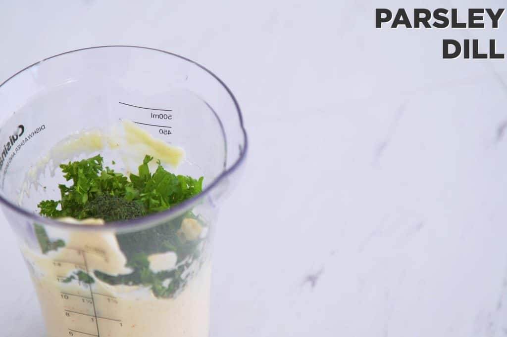 Easy Whole30 Ranch Dressing, paleo ranch dip, homemade ranch dip recipe, how to make whole30 mayo, low carb ranch dressing, how to make homemade ranch dressing, healthy road trip snacks